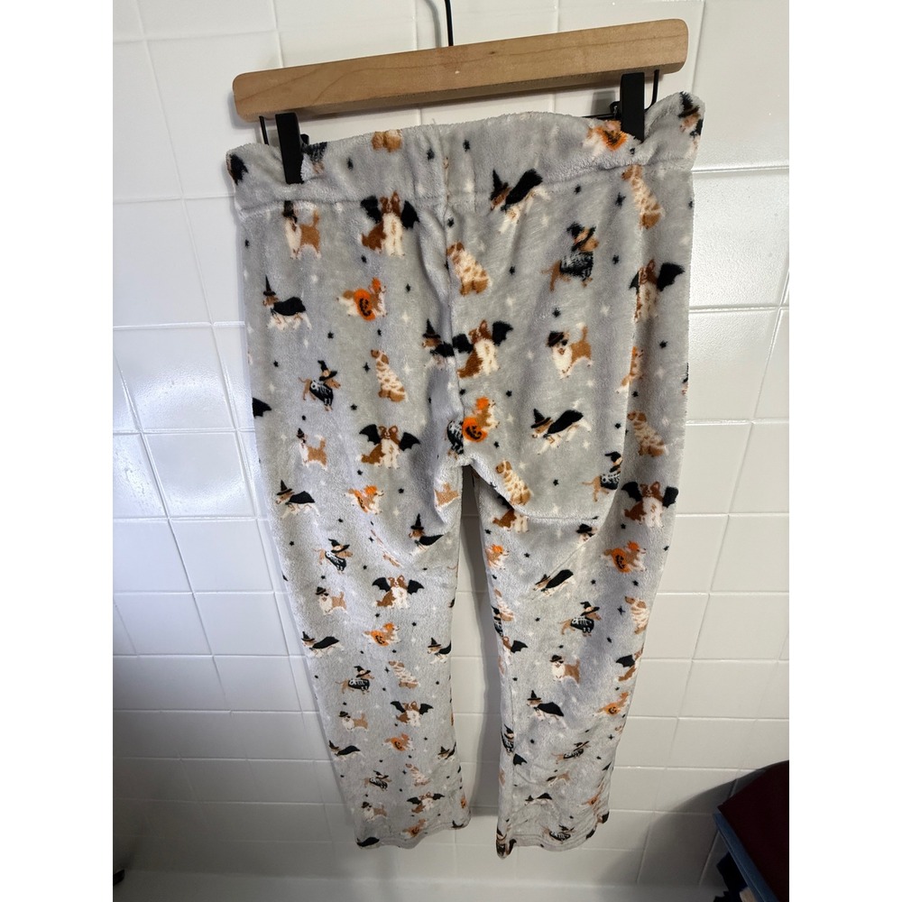 Daydream by Berkshire Halloween Dog Fleece Pajama Pants Grey Small - Picture 5 of 7
